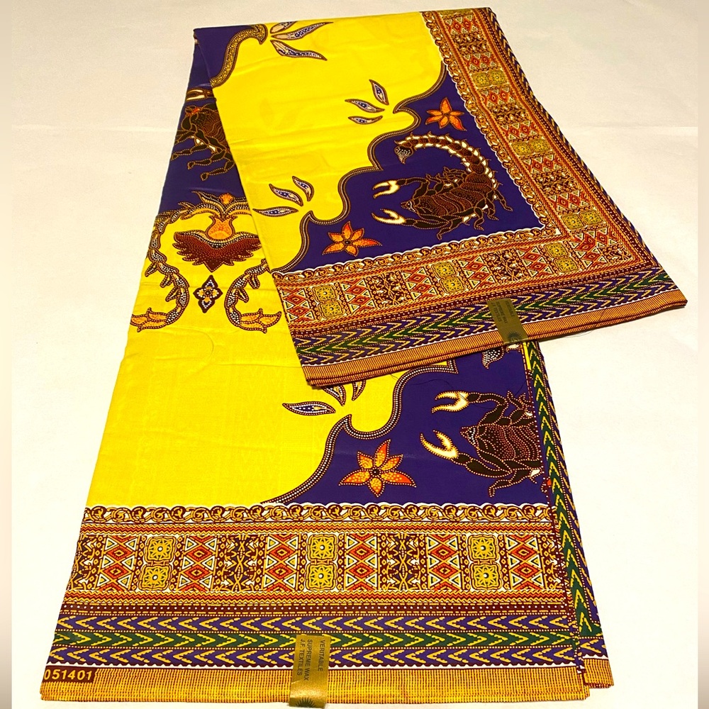AFRICAN ANKARA FABRIC MATERIAL FOR CLOTH MAKING